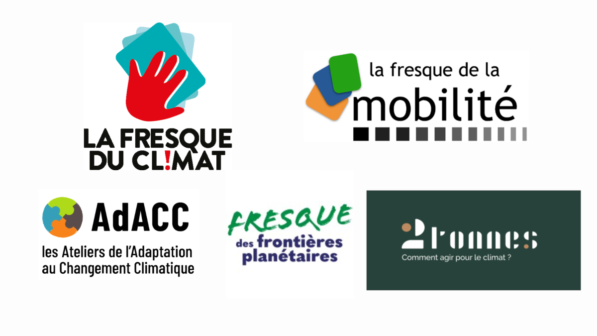 Les Fresques Fresque du climat , Fresque de la mobilité, Atelier 2 tonnes
